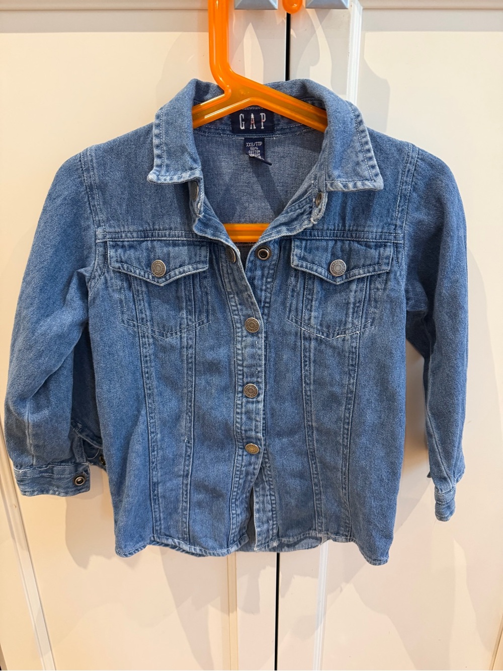 GAP 4/5t Kids Blue Denim shirt - Classic Button-Up